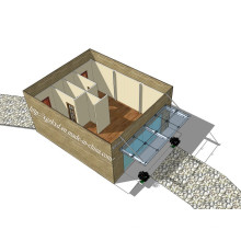 Chambre préfabriquée de récipient de paquet plat (KXD-CH4)